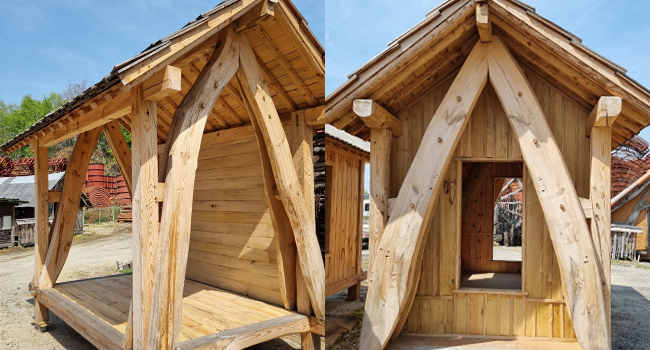 원두막, 농막 시공